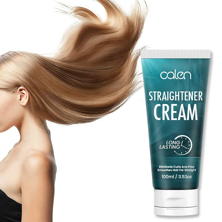 Oalen Private Label Hair Care Long Lasting Eliminate Curls Smooth Nourishing Hair Straightening Cream