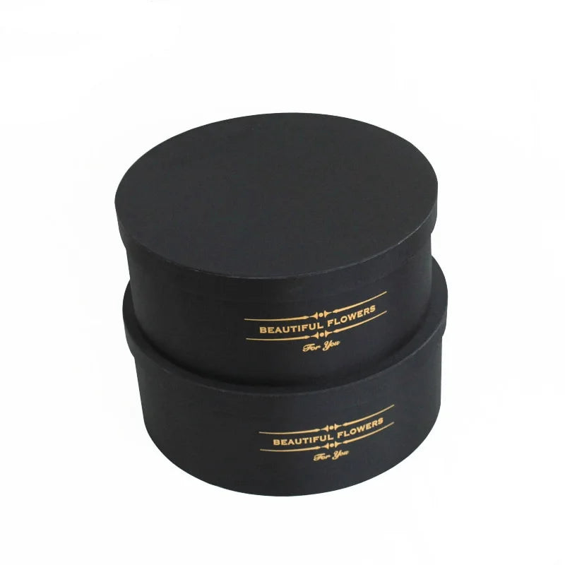 Hebei Huiya Luxury Paper Gift Box with Embossing Printing Biggest Round Flower Box for Valentine's Day