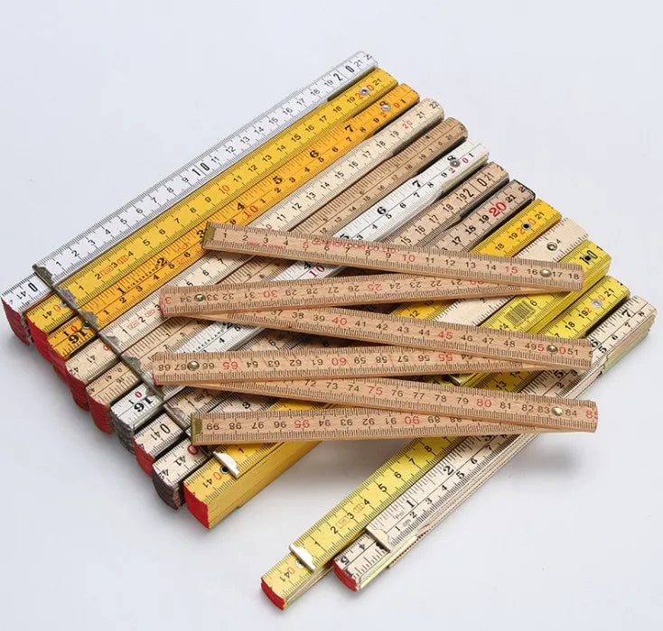 1M 2M Wooden Foldable Rulers Bulk
