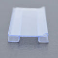 Plastic Pvc Price Tag  Extrusion Profile  Plastic Strip Label Holder for Supermarket Double Wire Shelf