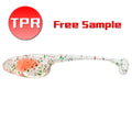 Newbility Mini 4.5cm 0.9g TPR Soft Fishing Lure Small Luminous Tadpole Baits