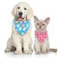 Wholesale Custom Printed Egg Bunny Designs Dog Bandanas Holiday Triangle Bib Scarfs for Outdoor Use on Easter Day