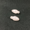 HZ Fancy Rose Quartz Handmade Flower Bud Stamen Necklace Women Elegant Party Cocktail Short Chain Crystal Pendants Jewelry