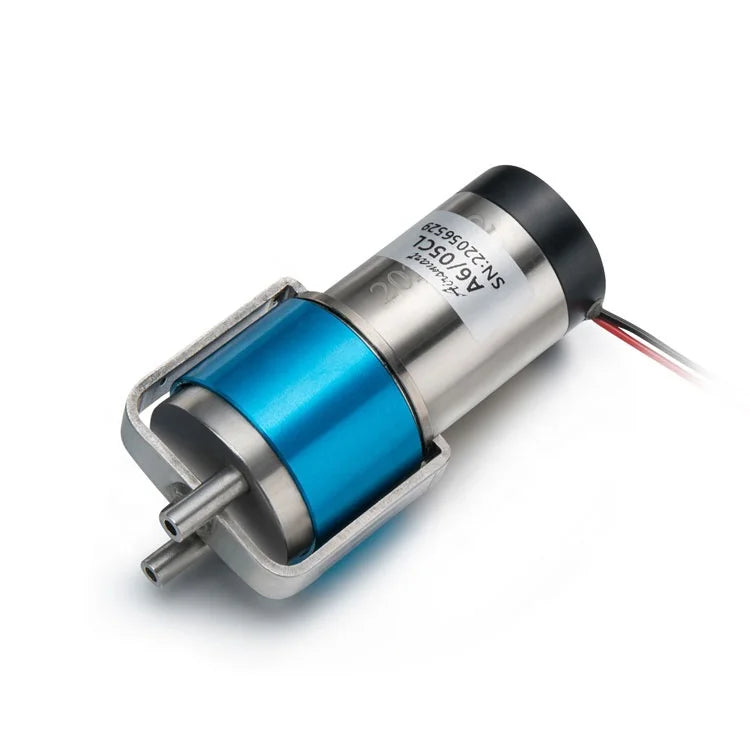 Stable Flow Brushless Motor Graphite Vane 5LPM Mini air Pump 6v Dc Oil Free Sliding Vane Rotary Vacuum Pump for Particle Counter MegaBDM