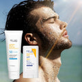 Skin Whitening UVA UVB Face Sunscreen Tinted Spf 50 Private Label Water Based  Sun Screen Korean Sunscreen Cream Lotion