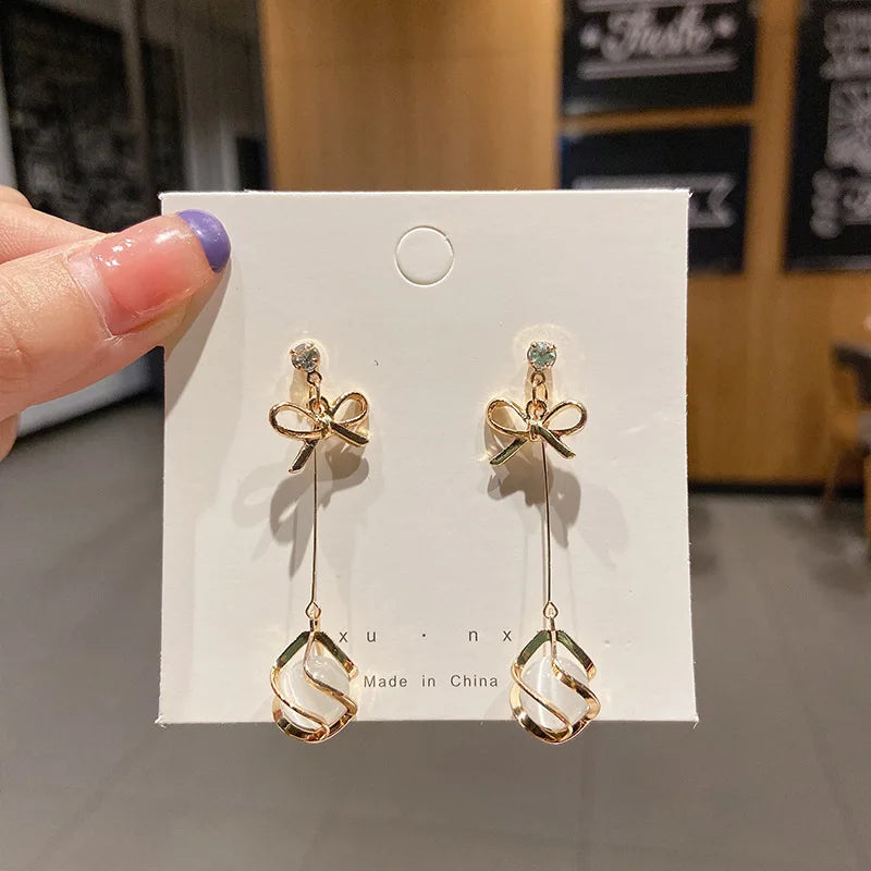 2025 Crystal Hot Sale Alloy Stud Earrings Fashion Jewelry Earrings for Women