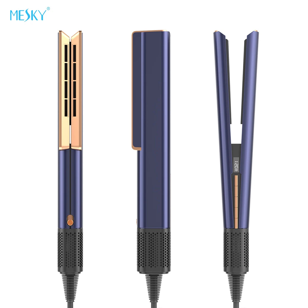 New Design air Flat Iron for Frizzy Curly Hair 2.5 Meters Power Cord Negative Ion air Hair Straightener