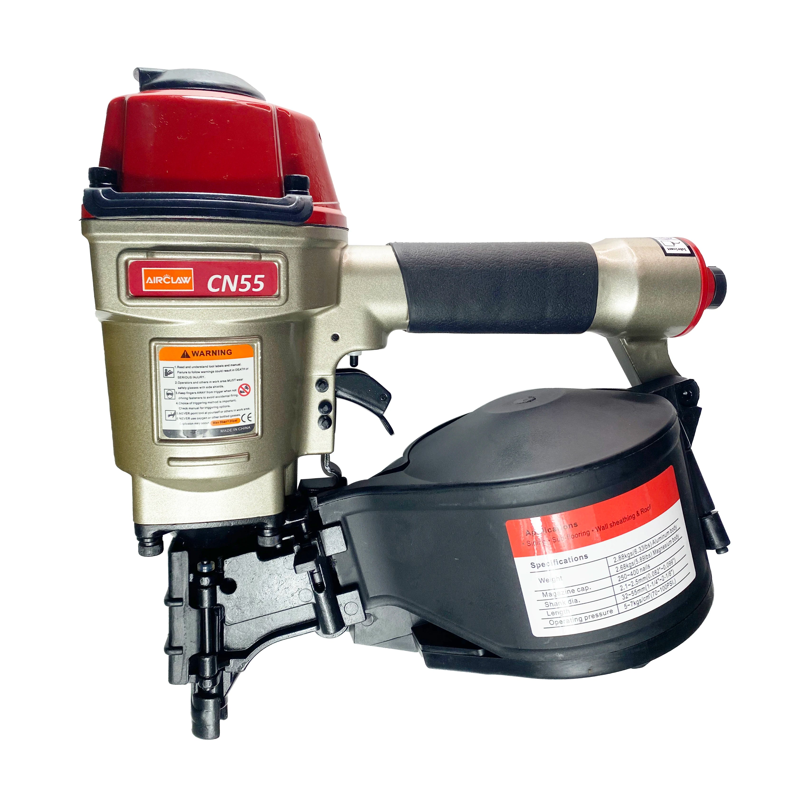 Max Cn55 Coil Nailer Airclaw