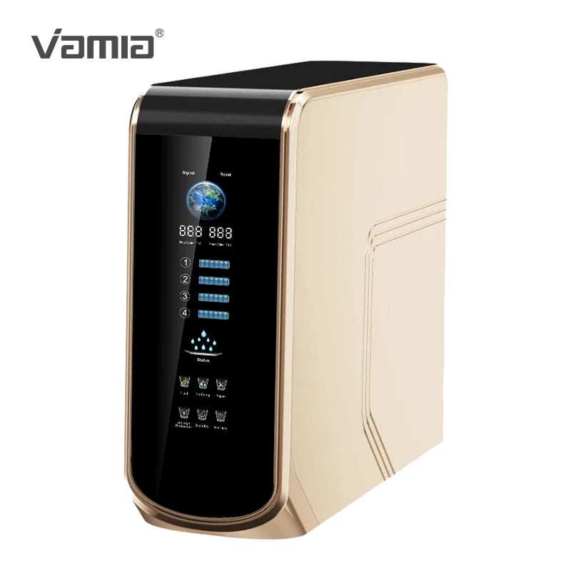 Home Use Manual Dispenser Water Ionizer Machine General Filter RO Water Purifier Reverse Osmosis Filtration Equipment for Sink