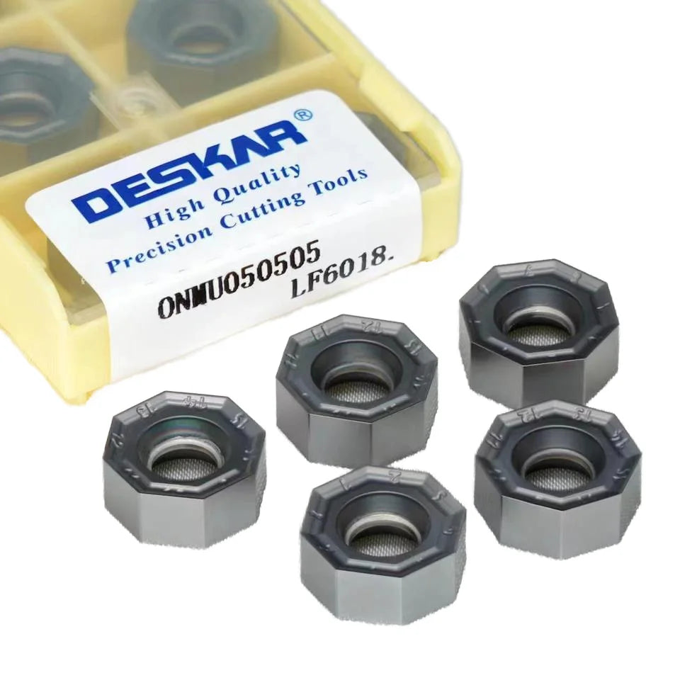 For DESKAR ONMU050505 LF6018 CNC Lathe Mill Cutter Tool Parts Customized CVD Coating Carbide Inserts for Stainless Steel OEM