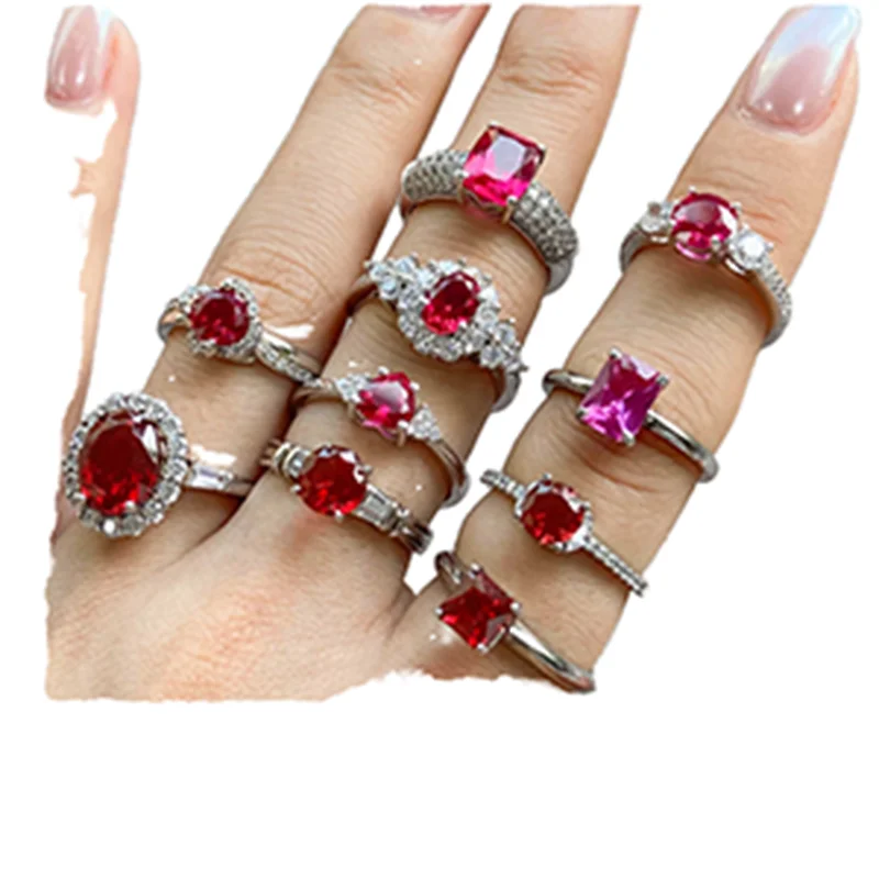 Oval Cut Engagement Ring With AAA Cz in 18K White Gold Plated 925 Silver Birthstone Jewelry