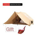 Hot Sale 420d Oxford Inflatable Tent 2-4 Person Waterproof Camping Glamping Low Price 2 Bedroom Air Inflatable Tent