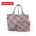 HONOURME Neoprene Woven Beach Bag Tote Bag Mommy Mom Bag Handbag