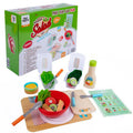 Children Play House Wooden Pretend Kitchen Food Hamburger Vegetable Salad Sandwich Barbecue Toy Early Educational Toys