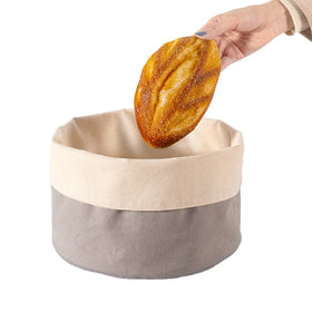 Reusable Bread Bag Linen Food Natural Organic Linen Bread Bag Organic Cotton for Homemade Bread