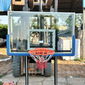 Outdoor Acrylic Basketball Board 12mm Thickness Tempered Glass Basketball Backboard Fiba Professional Basketball Fiber Board