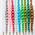 2025 Trendy Translucent Acrylic Color Chain Frosted Necklace for Women for Party Occasions