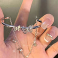 Fashion Jewelry Creative Layered Butterfly Bangles Bracelet Butterfly Friendship Chain Bracelets for Women