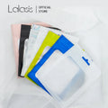 Lalasis Holographic Ziplock Frosted Zipper Lock Pvc Zip Tea Bag Clothes Food Plastic Bag Packaging Custom Bag Packaging