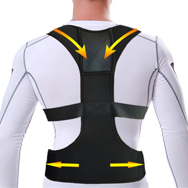 Adjustable Breathable Therapy Clavicle Back Brace Support Shoulder Belt Posture Corrector