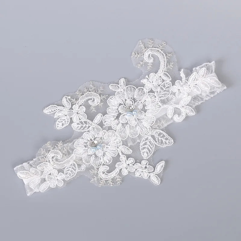 Fashion Trendy Lace Flower Charm Leg Chain for Wedding Party Leggings Women Jewelry