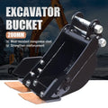 Mini Attachments 200mm/7.87in Alloy Steel Bucket Teeth Strong Wear-Resistant for 5 Construction Farm Work Ditching Dredging
