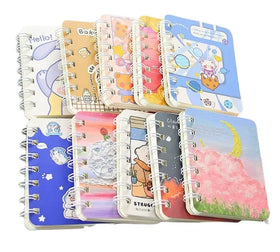 A7 Korean Coil Cartoon Mini Notebook Cute Note Portable Pocket Notebook Stationery Supplier 2782
