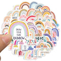 60Pcs Popular Cartoon Ins Wind rainbow Graffiti Stickers Decorated Suitcase Notebook Waterproof