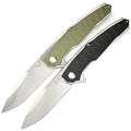 Premium Outdoor Survival EDC Knife Ready Stock D2 Steel Folding Pocket Knife G10Handle Popular Defense Tactical Knife OEM Custom