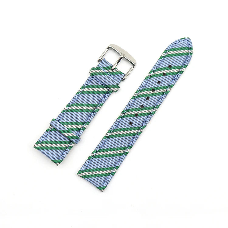 High Quality Fashionable Canvas Smart Watch Belt Stainless Steel Buckle Factory Wholesale with Free Sample