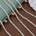 40cm Length 2-3mm Mini Irregular Keshi Small Pearl Natural Freshwater Pearl Baroque Jewelry Material MegaBDM