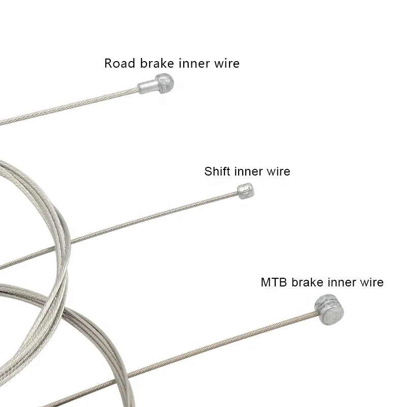 TRLREQ Universal Bicycle Shifting Wire Core MTB Road Bicycle Stainless Steel Brake Cable Inner Cable