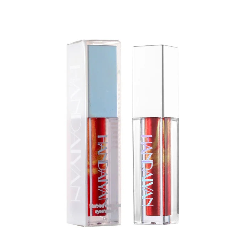 Hot Sale 10-Color Liquid Shimmer Glitter Eyeshadow Easy-to-Wear Long-Lasting Powder Makeup Cosmetics