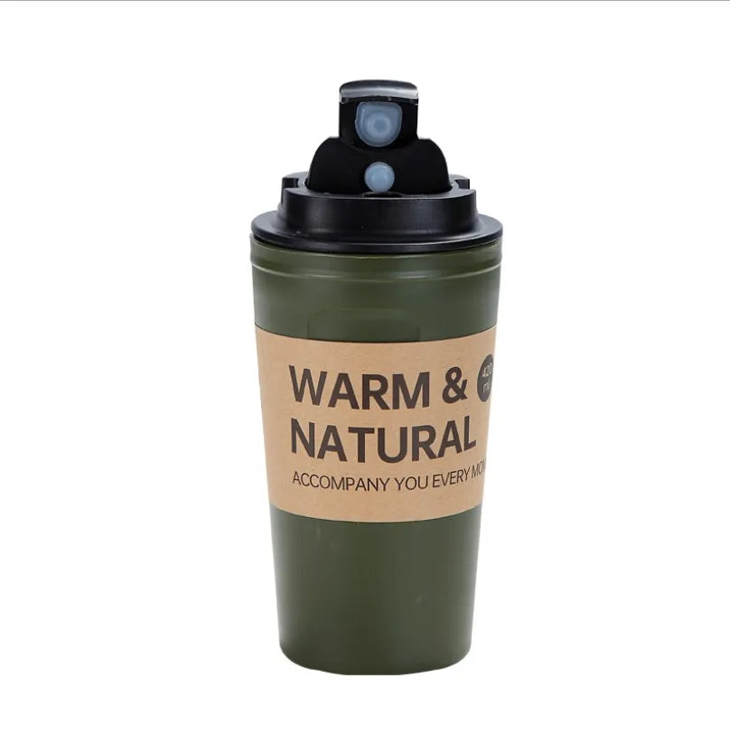 420ml Wholesale Novelty  New Design Hot Sale BPA Free Custom pp Plastic Coffee Cup Eco-friendly with Lid