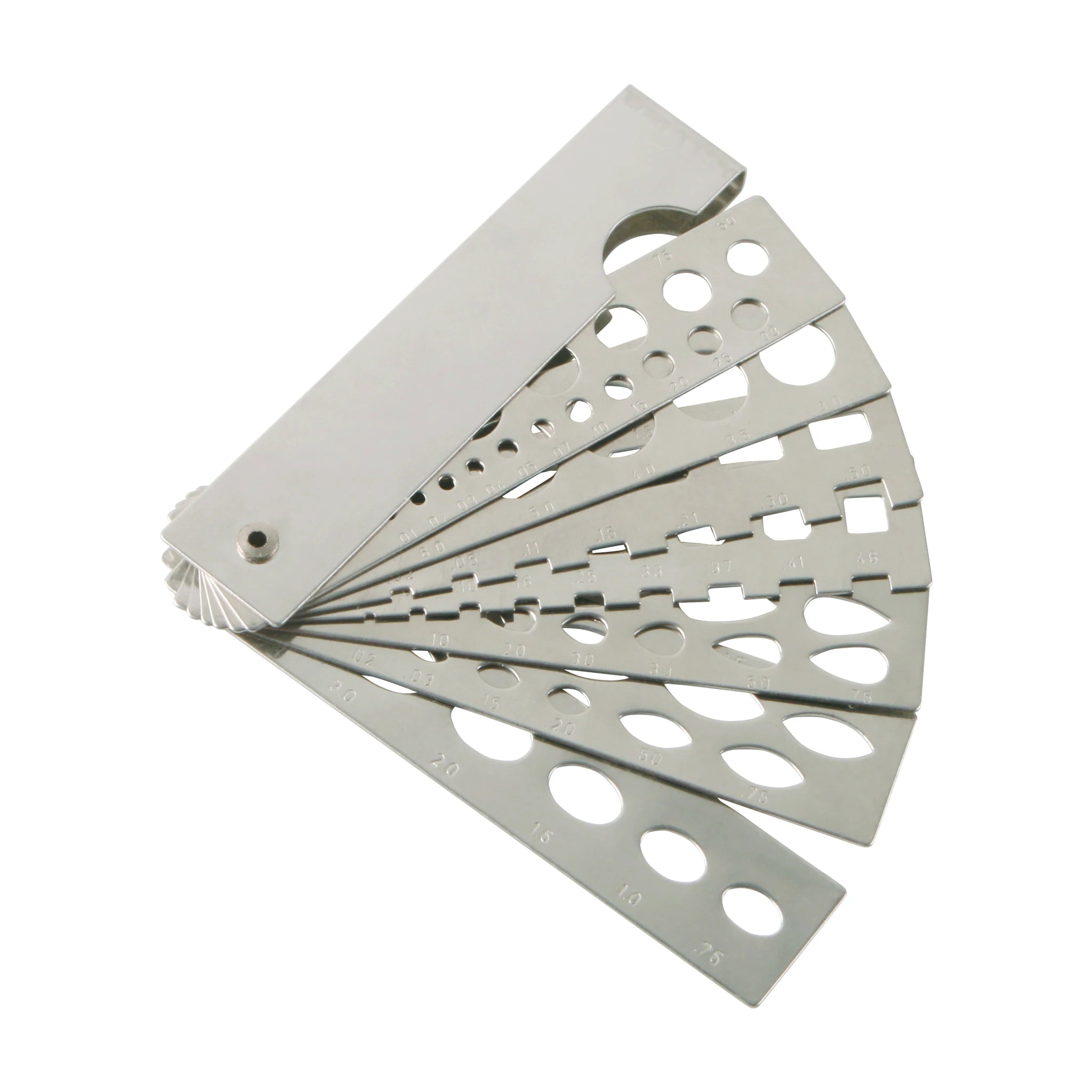 Jewelry Equipment Accessory Diamond Gem Gauge Gemstone Fan Gauge Measuring Tool