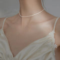 Popular 925 Sterling Silver Sparkling Clavicle Chain Choker Necklace for Women Jewelry 2022