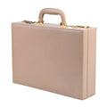 Custom Luxury PU Leather Packaging Box Combination Lock Design Gift Box Holiday Festival Gift Suitcase