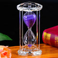 Hotsale Cute Colorful 3D Hourglasses Heart Shaped Crystal Hourglass Sand Timer for Souvenir Gift CHG-03