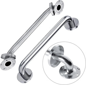 Handicap Grab Bars 2 Pack 24 Inch Shower Grab Bar for Seniors 304 Stainless Steel ADA Grab Bars for Bathtubs and Showers