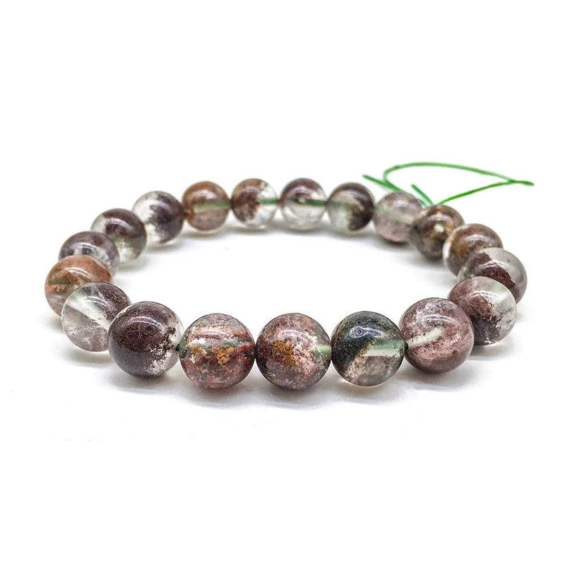 Wholesale  Natural Hot Sale Garden Quartz Bracelets Colorful Ghost Quartz Jewelry Heading Crystal for Home Decoration and Gifts
