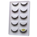 5 Pairs Natural 3d Mink Lashes Soft False Eyelashes Cross Messy Dense Eye Lashes Extension Makeup Faux Cils Cat Mini MegaBDM