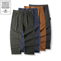 Men's Casual WABASH Lumberjack Pants Hickory Straight XL Mid Waist Canvas Safari Style Anti-Wrinkle Clippers Trousers Ami Khaji