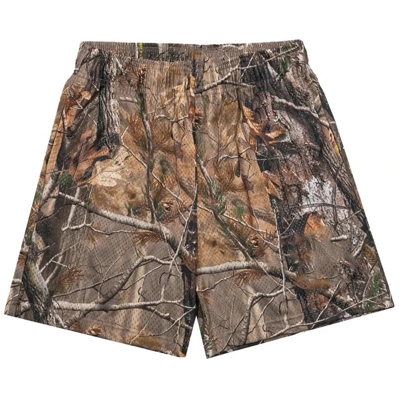 Custom Wholesale Double Layer Mesh Shorts Double Lined Cropped Fitness Polyester Mens' Shorts Above Knee