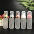 50ml Frosted Black/White/Pink Foam Pump PET Plastic Bottle Empty Travel Eyelashes Shampoo Facial Cleanser Foaming Bottle Model