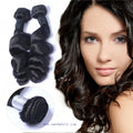 Top Grade 100% Human Hair Loose Wave Natural Black Indian Peruvian Hair Wefts Cuticle Alighted  Hair Bundles