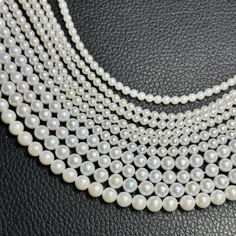 Wholesale 4A Quality Natural Freshwater Pearls Beads 3-3.5 4-4.5  5-5.5mm Loose Fresh Water Pearl