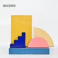 Creative Color Modern Polyresin Building Blocks for Children Multi-functional Ornament Desktop Decoration