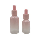 5~100ml Essential Oil Dropper Bottle Essence Eye Serum Drop Massage Pipette Makeup Packaging Gradient Pink Glass Dropper Bottle