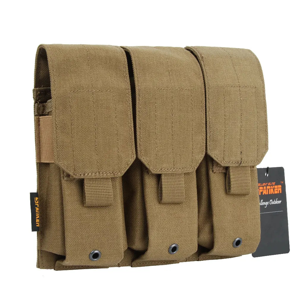 Hot Sale Molle Tactical Triple Pack Sports Outdoor Waist Bag Tactical Magazine Pouch
