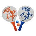 Professional Eco-friendly Durable Unbreakable MDF Wooden Beach Paddle Racket Set CE Certification Custom Design Games Strue